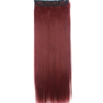 LELINTA 30" Women Ladies Long Straight 5 clips one piece 3/4 Full Head Clip in Hair Extensions