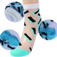 thumbnail image 2 of Enerwear 6P Pack Sheer Mesh Transparent Socks Ultrathin Fishnet Ankle Sock, 2 of 3