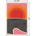 thumbnail image 2 of Minimalist Sunset Wall Poster, 22.375" x 34", 2 of 4