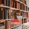 thumbnail image 7 of Kiven Cordless Bookshelf Lamp, 1-Light Rechargeable Bookcase Lighting with Iron Lampshade, Farmhouse Decorative Bookend, Cordless Table Lamp for Bedside Bookshelf Cabinet Home Decor,Red, 7 of 7