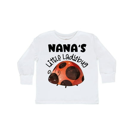 

Inktastic Nana s Little Ladybug Gift Toddler Boy or Toddler Girl Long Sleeve T-Shirt