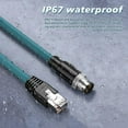 M12 to RJ45 Industrial Cable,Automation Systems Interconnect