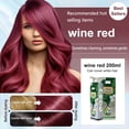 thumbnail image 2 of Hermoso color Color de cabello permanente de larga duración Cabello de burbujas Cabello vegetal Sedoso Hermoso cabello flotante No daña el cuero cabelludo No daña el cabe, 2 of 3