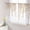 Yellow, variant on Sheer Curtains 45 Inch Length 2 Panels Set for Kitchen, Eucalyptus Leaves Semi Sheer Curtains for Windows, Navy Blue Summer Botanical Weeping Voile Window Treatments Rod Pocket Curtain