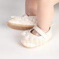 thumbnail image 2 of Zanarzt Shoes for Baby Girl Infant Baby Girls Mary Jane Flats Non-Slip Soft Sole Toddler Sneakers First Walkers Princess Dress Shoes White,US 4, 2 of 9