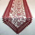thumbnail image 1 of Tulla Table Runner Red ,White, Black or Golden 15 Inches wide and Having Various length, 1 of 27