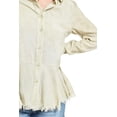 thumbnail image 4 of Camisa con acabado desgastado Roman Fashion /Juvenil, 20009 (Beige) beige CH, 4 of 6