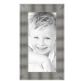 thumbnail image 2 of ArtToFrames 14" x 29" Platinum Ridge Brushed Slvr Picture Frame, 14x29 inch Silver Wood Poster Frame (WOM-5249),  Pack, 2 of 6