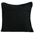 thumbnail image 5 of LR Home Bennett Set of 2 Fringed 20" x 20" Jet Black Cotton Adult Decorative Throw Pillows, 5 of 8
