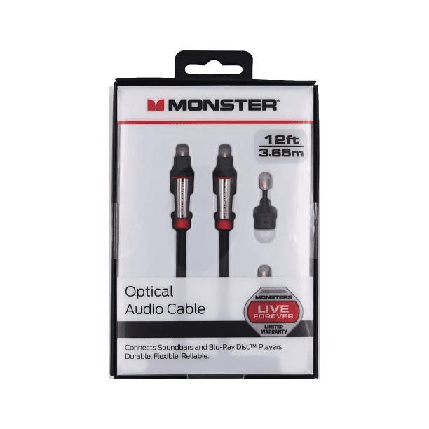 Monster® Digital Fiber Optical Audio Toslink Sound Bar TV Monster® Digital Fiber Optical Audio Toslink Sound Bar TV