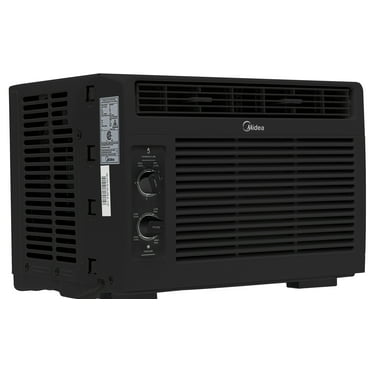 Midea 5,000 BTU 115V Mechanical Window Air Conditioner, Black, MAW05M1WBL