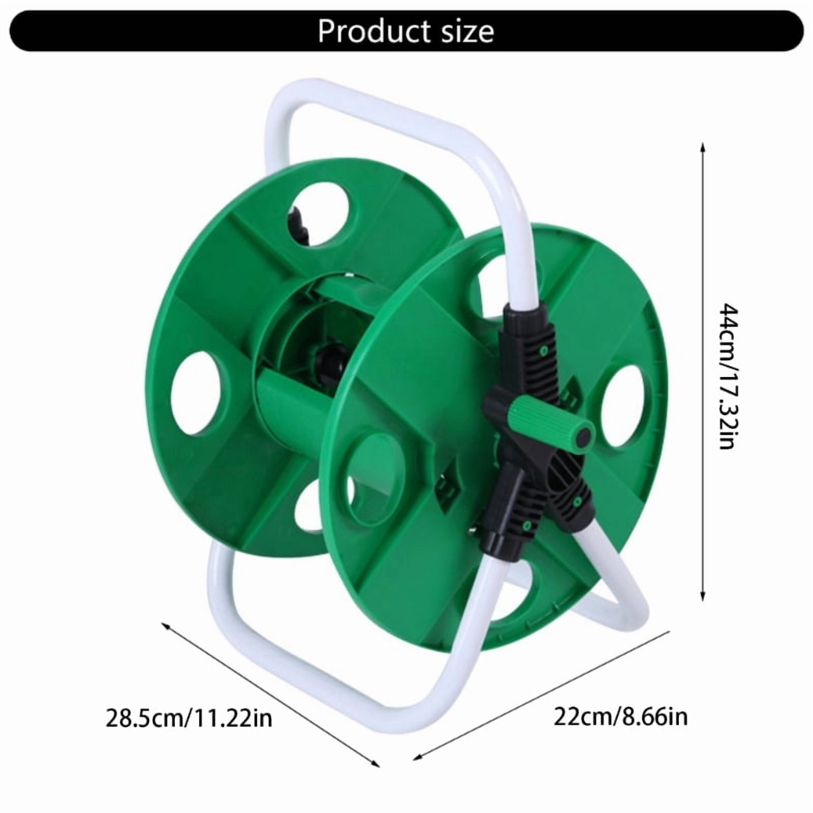 Hoses Reel Cart Garden Tool Storage Reel Multifunctional Prevent Twisting Pipe Organizers for Outside Car Washing Farm
