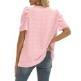 thumbnail image 3 of Chemise à Manches Longues, Blouse à Manches Courtes Femmes d'Été V Col Chemise Design Convivial, 3 of 5