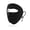 Black, variant on Women's UPF 50+ Ice Silk Breathable Cooling Face Mask with Ear Loops & Head Strap, UV Face Cover for Outdoor Activities,2 pcs