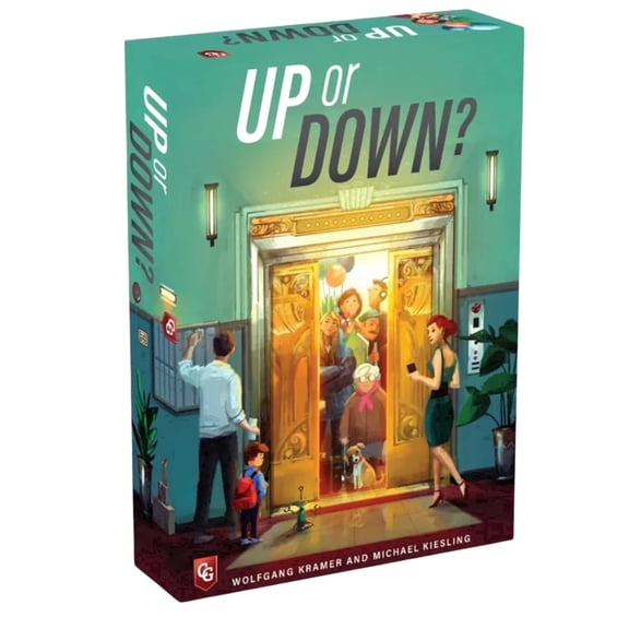 Capstone Games Up or Down Card Game, 2 to 6 Players, 30 Minutes