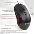 thumbnail image 3 of Game Mouse Wired 10 Buttons Game Mouse; Game Mouse; RGB 10 Gaming Mouse Adjustable RGB Computer Accessory with Colorful Light, 3 of 9
