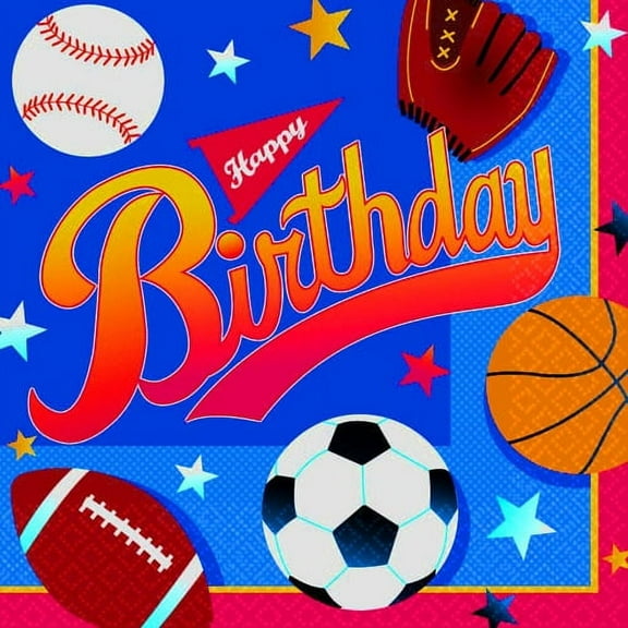 Sports 'Little Champs' Lunch Napkins (16ct)