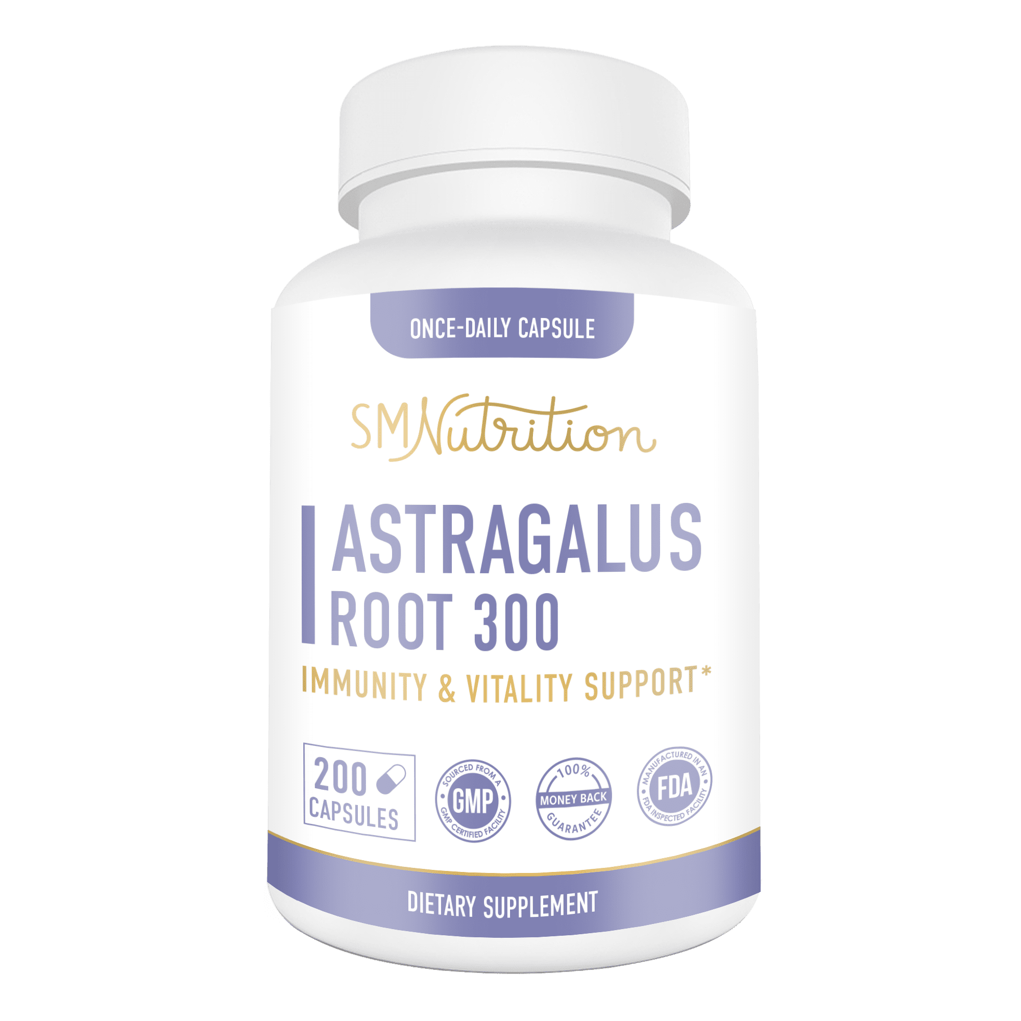 Astragalus 3000mg Supplement (200 Capsules) 101 Astragalus Extract
