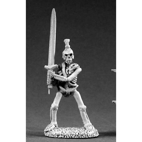 Reaper Miniatures Skeleton/2 Handed #02129 Dark Heaven Legends Unpainted Metal