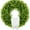 A, variant on laqbezok 20-Inch Boxwood Wreath, 20" Artificial Boxwood Wreath Front Door Wreaths, Artificial Spring Summer Greenery Hanging Swag with Plaid Bowand Sash, for Front Door Wall Hanging Home Decor