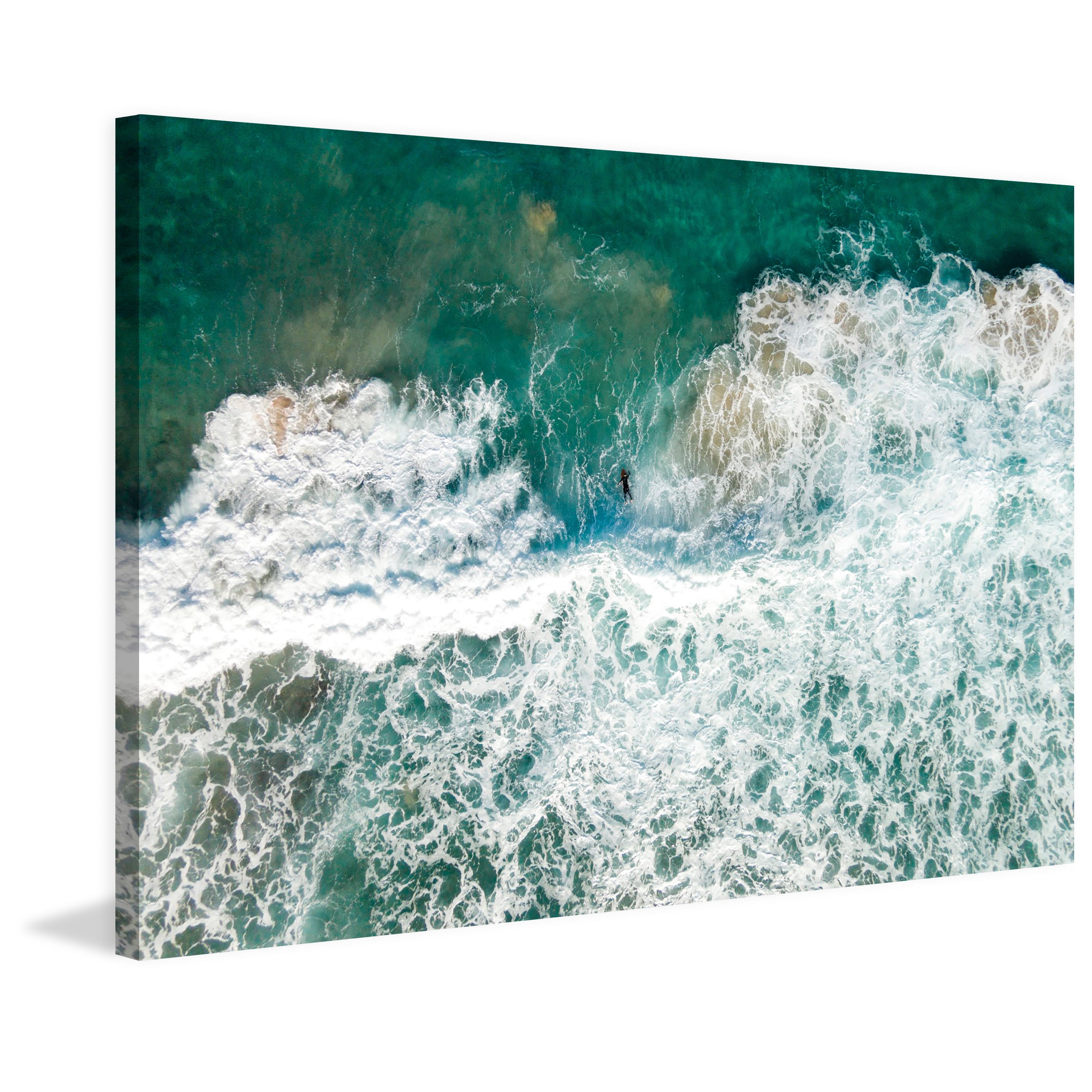 Marmont Hill "Choppy Sea" by Karolis Janulis Painting Print on Wrapped Canvas
