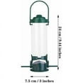 thumbnail image 2 of Tube Bird Feeder, Ideal for Outdoor Use with Weight Activated Rotating Perch, Transparent Granary for Timely Refills, 2 of 5