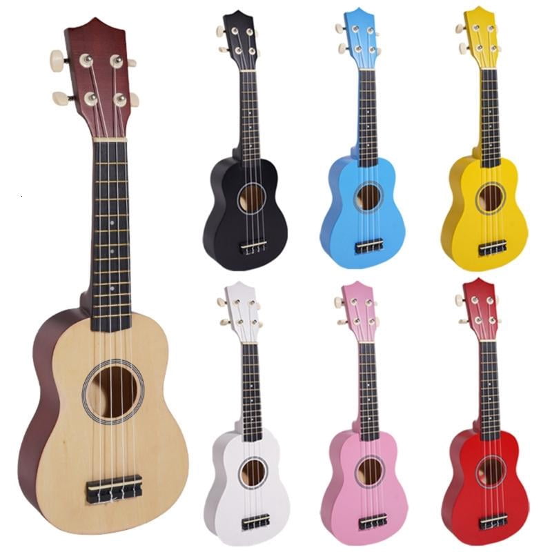 CEORPER 21Inch Ukulele Home Practice Ukulele Portable Learning Guitar Wood Texture