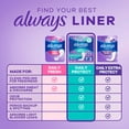 thumbnail image 5 of Always Daily Protect Multi-Style Liners, Regular, Unscented Panty Liners, 108 Count, 5 of 10