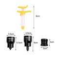 thumbnail image 2 of LOVIVER Brake Bleed Set Bike Oil Change Filling Tool for Cycling Repair Part Accessories Black, 2 of 8