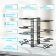 thumbnail image 2 of Stelive 8 Tier Dual Sided Pan Rack Pot Pan Organizer Adjustable Pan Pot Rack Pantry Organizer Holder Kitchen Pot Organizer Holder Pot Lid Organizer, 2 of 12