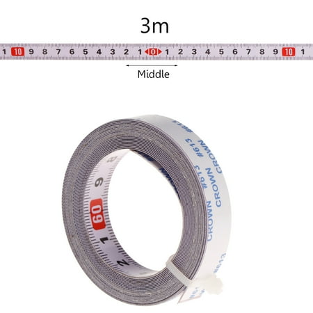 

Miter Saw Track Tape Measure Self Adhesive Backing Metric Steel Ruler 1/2/3/5M