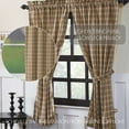 thumbnail image 7 of VHC Brands Farmhouse Window Curtains-Sawyer Mill Tan Panel Pair, One Size, Charcoal Black, 7 of 7