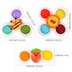 thumbnail image 2 of 3 Pcs Suction Cup Spinner Toys, Suction Cup Bath Toys For Babies, Sensory Toys Early Education Toys Bathtub Toy Dining Chairs Toys, Birthday Gifts For Baby Boy Girl, Spinning Toys For Toddlers 1-3, 2 of 4