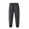 thumbnail image 3 of Afdoent Pants For Boys Children's Hiking Trousers Water Proof Outdoor Trekking Trousers Elasticated Waist Thicken Jogging Bottoms For Kids Boys Girls 7-8 Years, 3 of 4