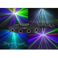 thumbnail image 1 of Jacmui Projecteur Laser RVB 1,8 W en Forme d'Éventail pour Scène Intérieure DMX512 4 Objectifs, 1 of 5