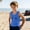 A339 Blue, variant on Kids Boys Funny Graphic Tank Tops Cute Sad Crying Face Print Sleeveless Casual Playwear School Shirts Comfy Stretchy Summer Activewear Basic Tees