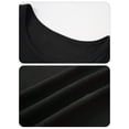 thumbnail image 6 of Womens Basic T Shirts Summer Short Sleeve Crewneck Slim Fit Cute Crop Tops Black S, 6 of 7