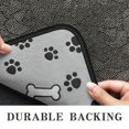 thumbnail image 6 of Paw Prints and Bones Door Rugs,Washable Non Slip Door Mats Indoor,Decorative Door Mats,Entry Mat Indoor for Entrance,Bedroom,Kitchen,Bathroom,30"x17", 6 of 6