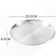 thumbnail image 2 of Double Stainless Steel Plate Set for Seafood, Cake, and Afternoon Tea Serving, 2 of 5