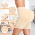 thumbnail image 3 of Womens Butt Lifter Panties Padded Underwear Seamless Booty Pads Hip Enhancer Lace Shapewear Shorts, 3 of 7