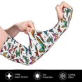 thumbnail image 3 of Lsque Colorful Flying Butterflies Cooling Arm Sleeves for Men & Women -Compression Sleeves to Cover Arms for Working,Sun Sleeves for UV Protection,Breathable, Moisture-Wicking, 3 of 8