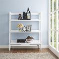 thumbnail image 2 of Crosley Landon 3 Shelf Bookcase in White, 2 of 7