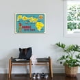 thumbnail image 3 of Art.com Map of Hawaiian Islands Stretched Canvas Print Wall Art, 36" x 24", 3 of 4