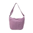 thumbnail image 2 of Solid Color Crossbody Bag Waterproof Nylon Fabric Bag Large Capacity Lightweight Shoulder Bag For Female Students Cloth Bag, 2 of 7