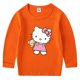thumbnail image 3 of Hello kitty-Camiseta versátil de algodón con cuello redondo para niños y niñas, top de manga larga, ropa para niños de primavera y otoño, 3 of 5