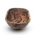 thumbnail image 2 of Versatile Mango Tree Wood Hand Carved Dark Stained Serving or Fruit Kitchen Bowl, 2 of 5