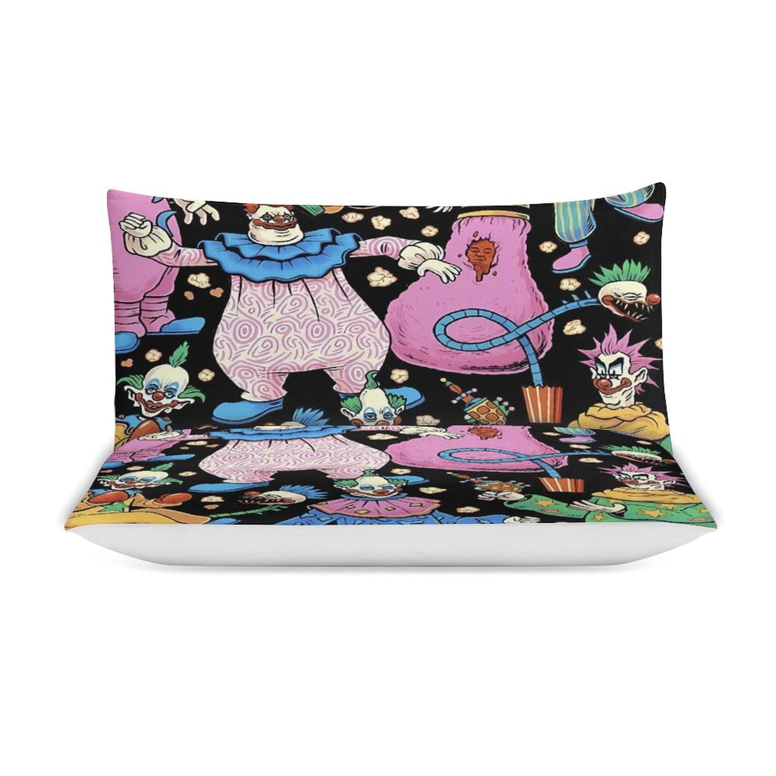 Space Killer Clown 3-Piece Bedding Set (1 Duvet Cover + 2 Pillow Shams) Soft And Skin-friendly Breathable And Dry Bedding for A Comfortable Night's Sleep Twin Size (86"x70")