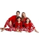 thumbnail image 2 of 2022 parejas Navidad familia juego de pijamas conjunto rojo Santa madre niños ropa Navidad pijamas para familia ropa SetMother XL Gao Jinjia LED, 2 of 2
