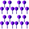 thumbnail image 1 of 5 Uds Plumas Y Ejes Integrados 2BA Tornillo en () Púrpura, 1 of 4