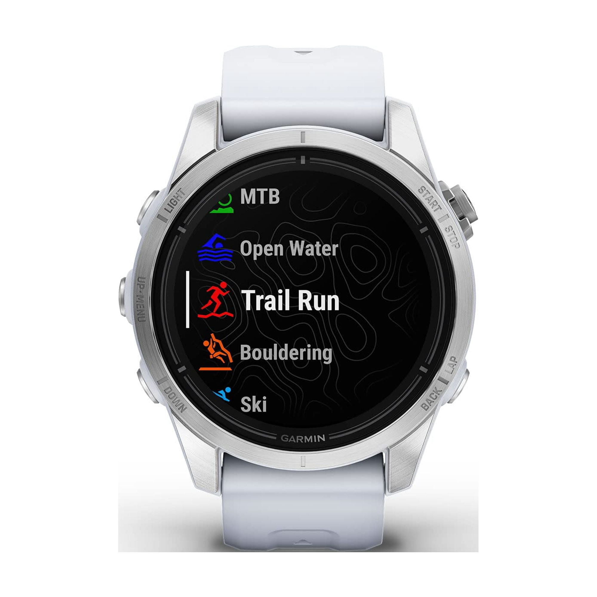 Garmin epix Pro (Gen 2), 42mm, High Performance Smartwatch, Advanced Training Technology, Built-in Flashlight, Whitestone